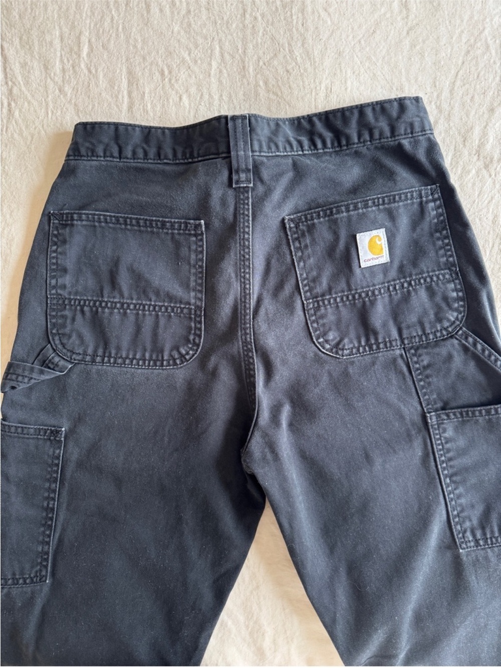 Carhartt Men’s Black Relaxed-Fit Work Pants - size 30x34 - Picture 2 of 4